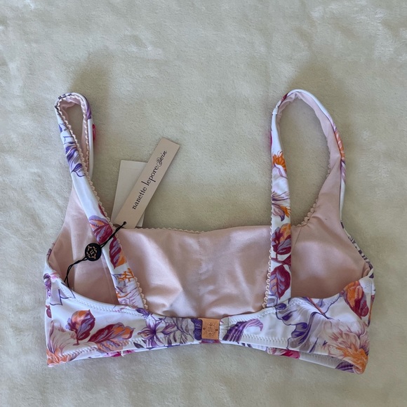 Nanette Lepore Cassia Floral Swimwear Top - Picture 4 of 7